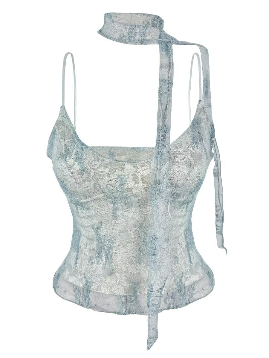 ‘Sweet sour’ cami top with muffler