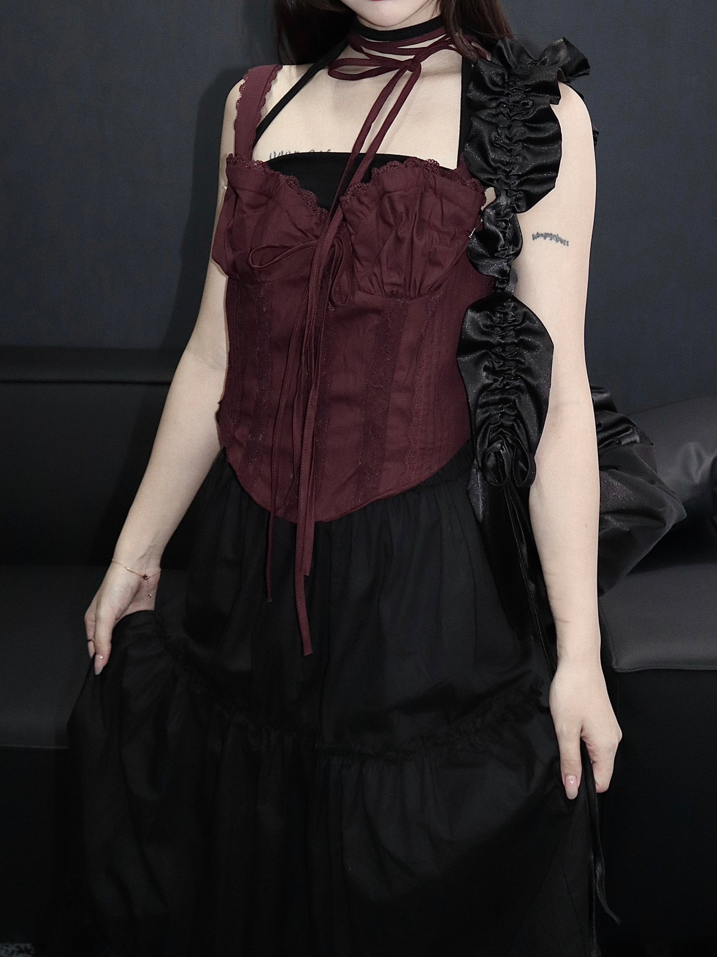 超仙氣♡Medieval lace strappy camisole