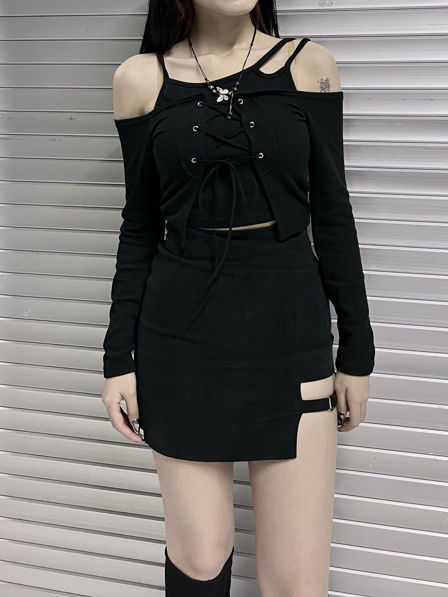 Garter skirt