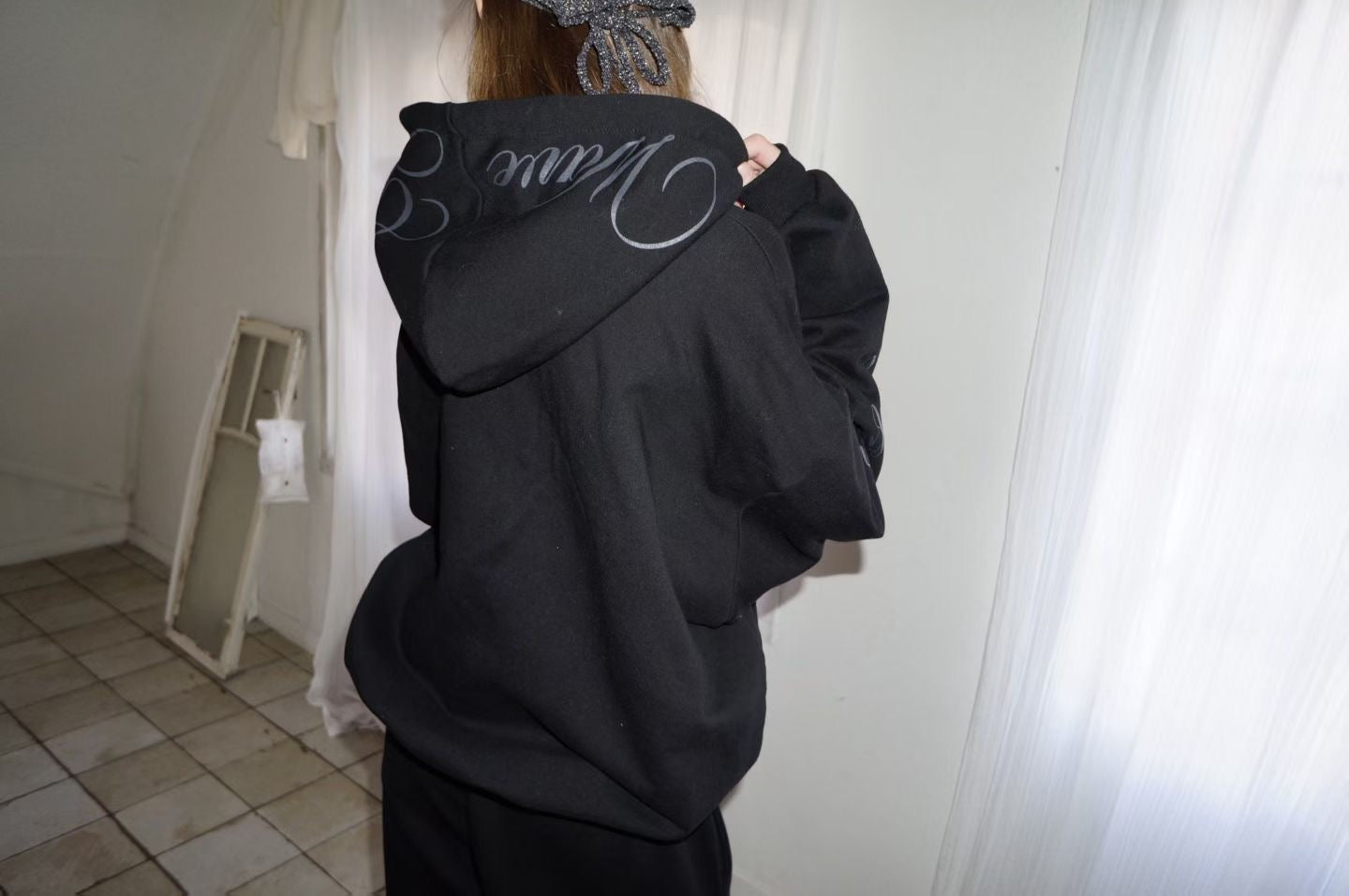 ‘Second emotion’ hoodie zipup