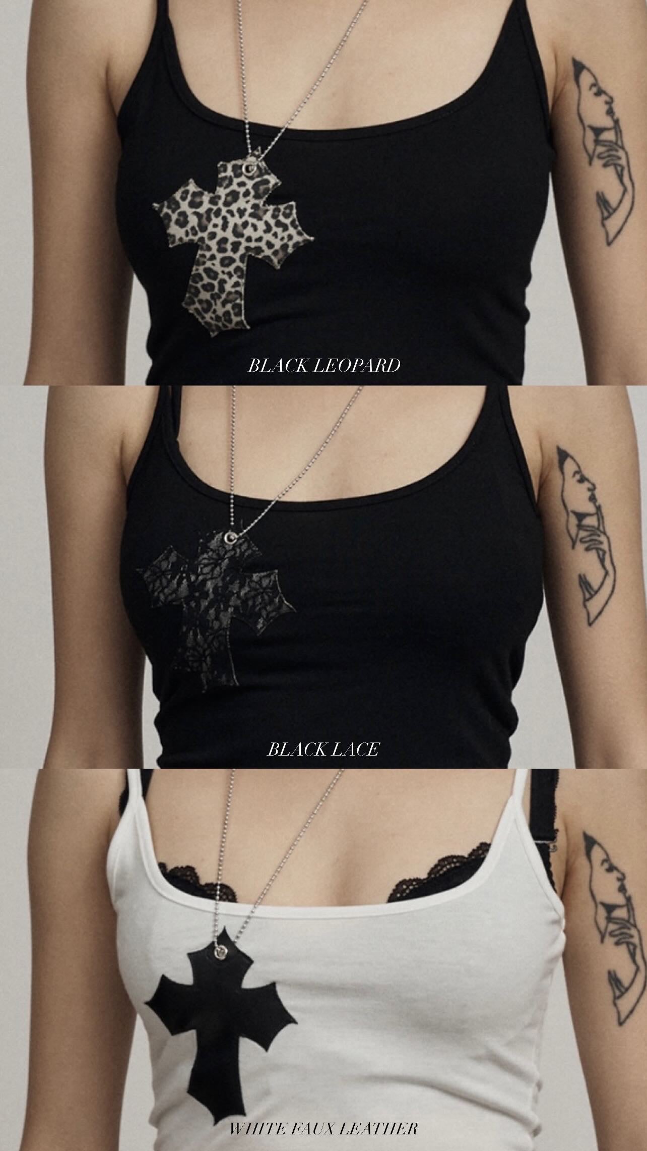 CROSS NECKLACE SLEEVELESS
