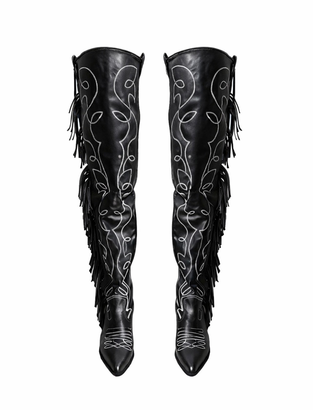 *獨家訂造* western thigh high boots