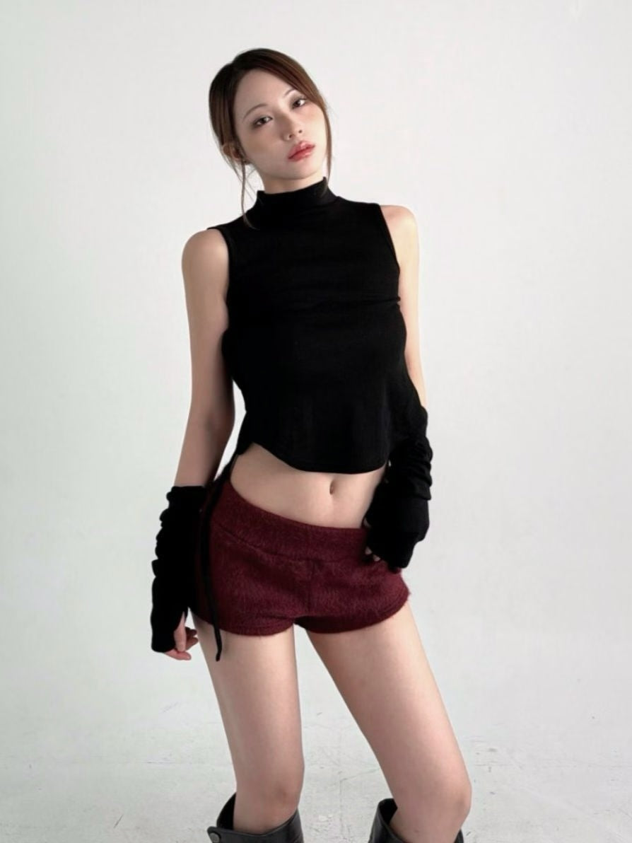 ‘NOBODY’S GIRL’ fur shorts