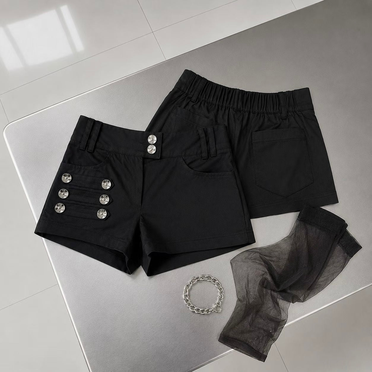‘NO SLEEP’ shorts