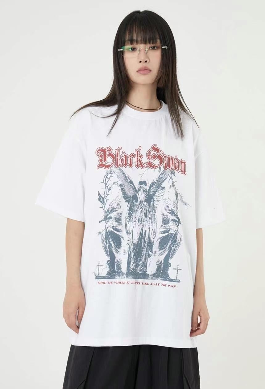 Grave print tee