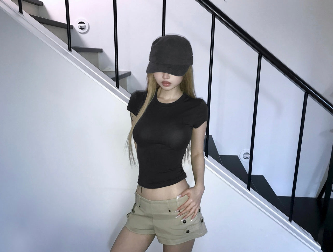 XOXO napoleon shorts