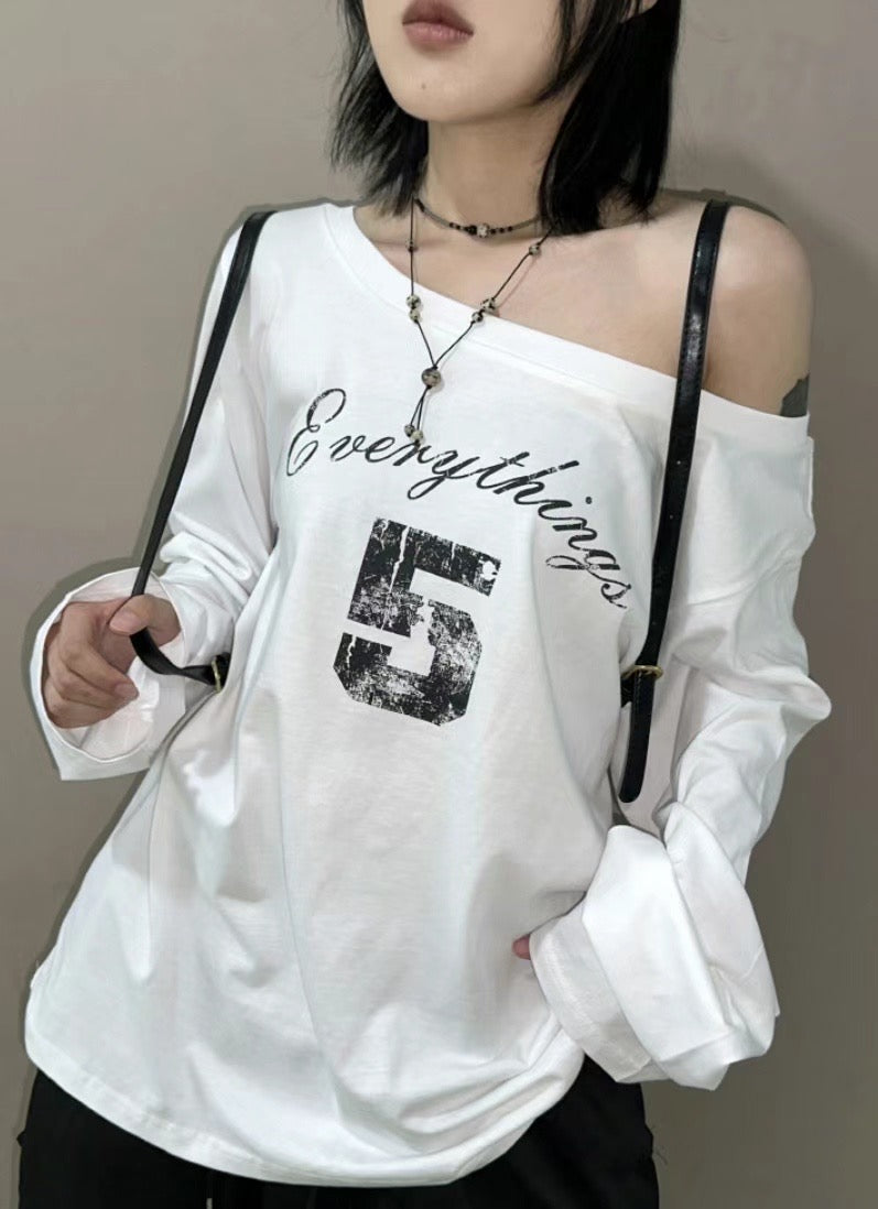 -5kg斜肩長袖Tee