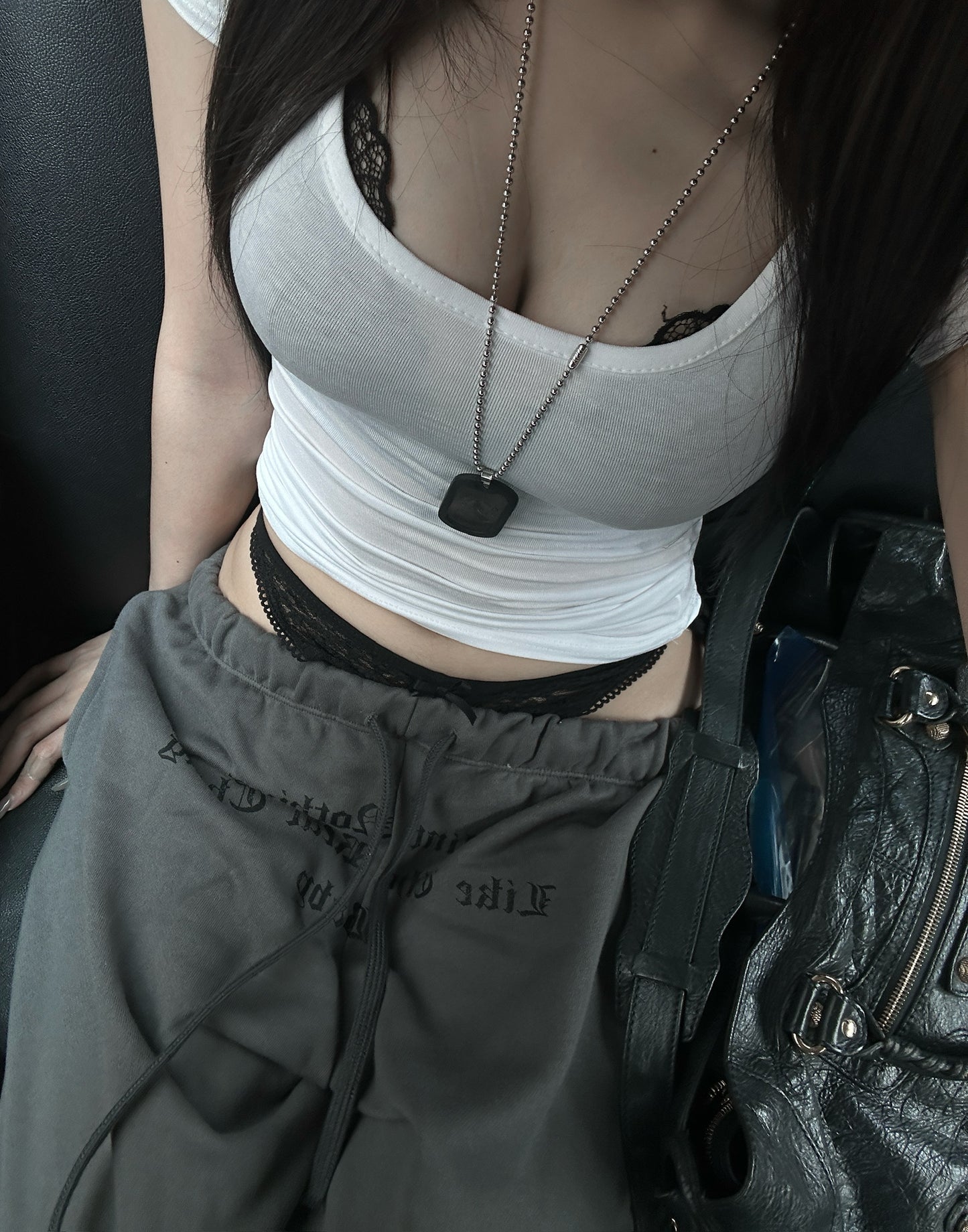 ‘TOO CLOSE’ sweatpants