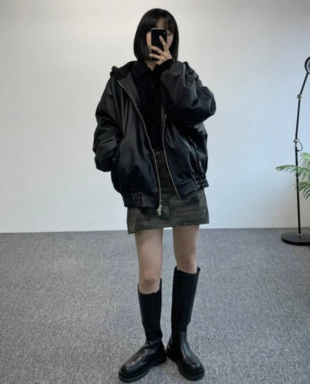 ‘Take me’ leather jacket