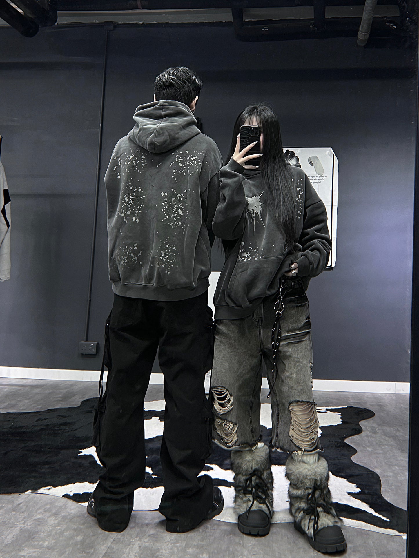 bullet shot hoodie( 加絨 )
