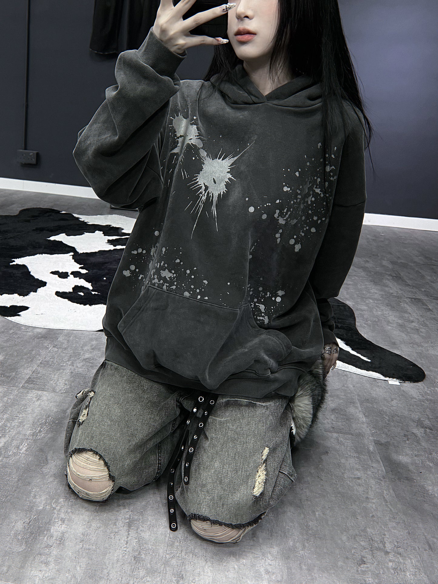 bullet shot hoodie( 加絨 )