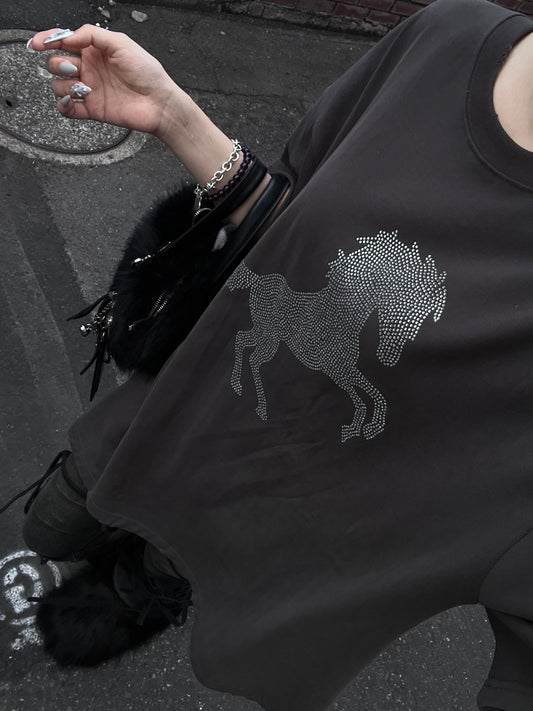 Horse logo tee
