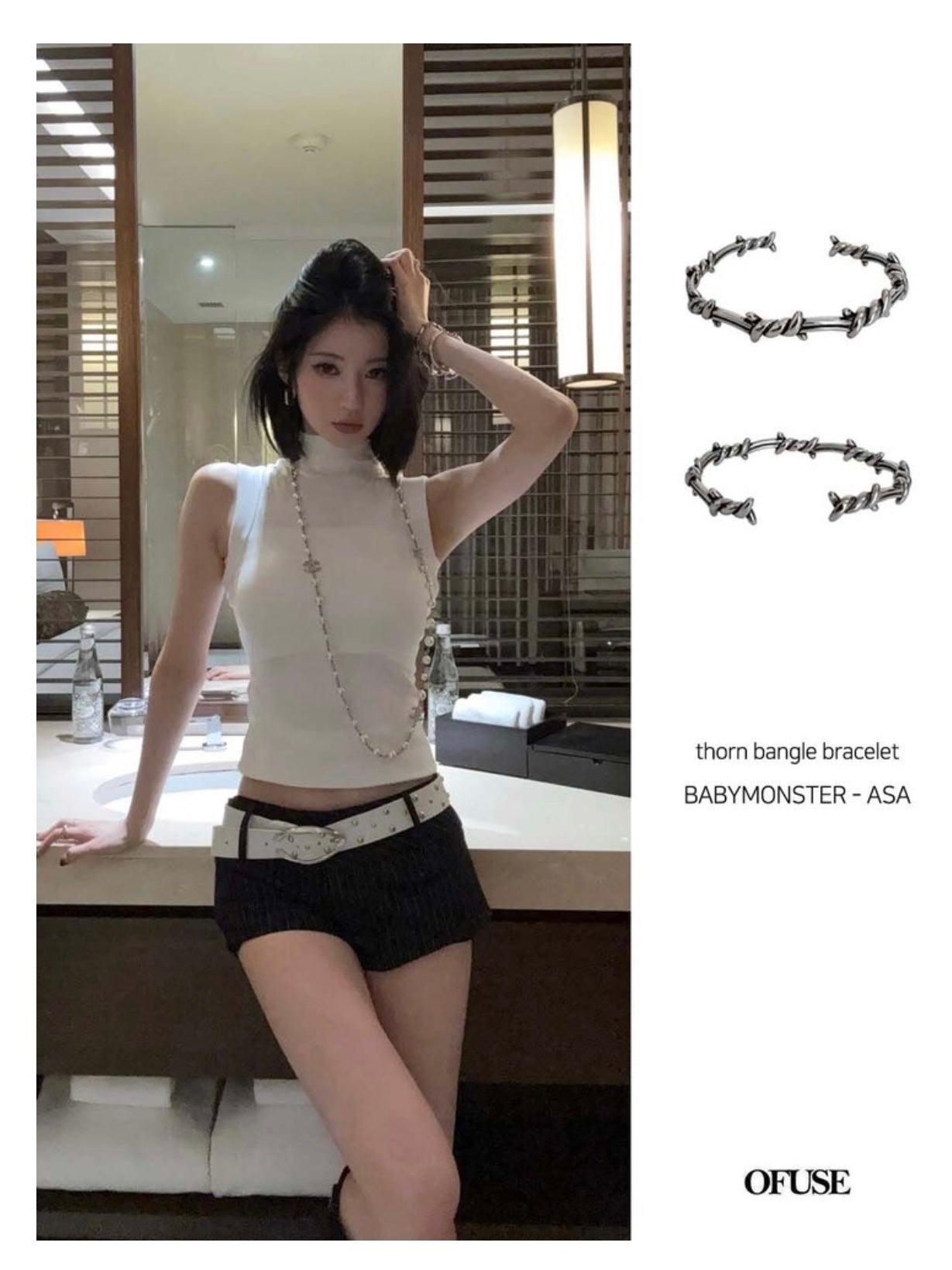 [ OFUSE ] Thorn bracelet