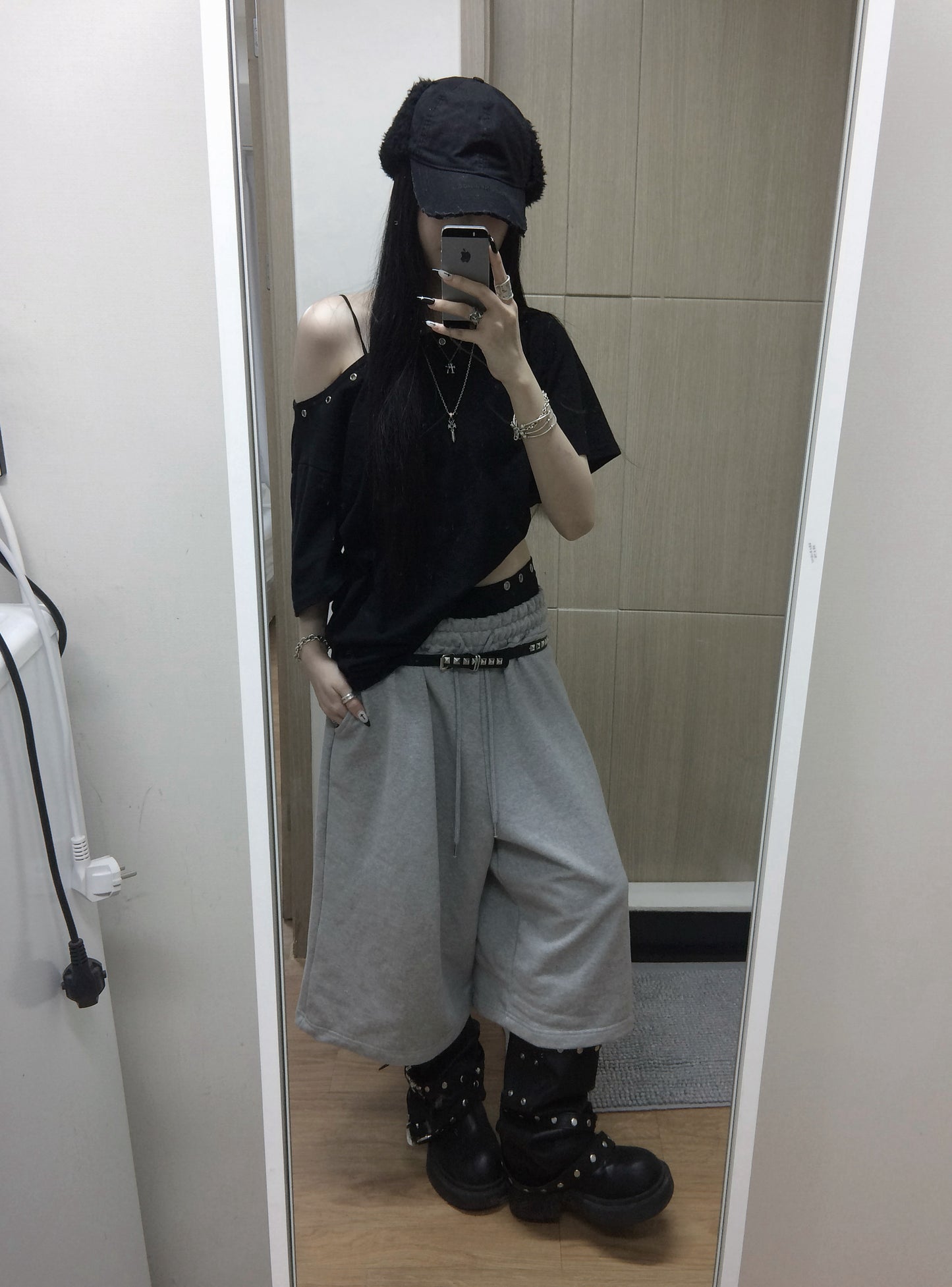 eyelet shorts