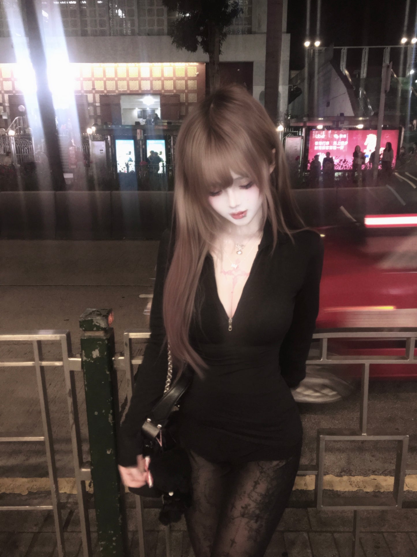 ‘BABE’ zip up top