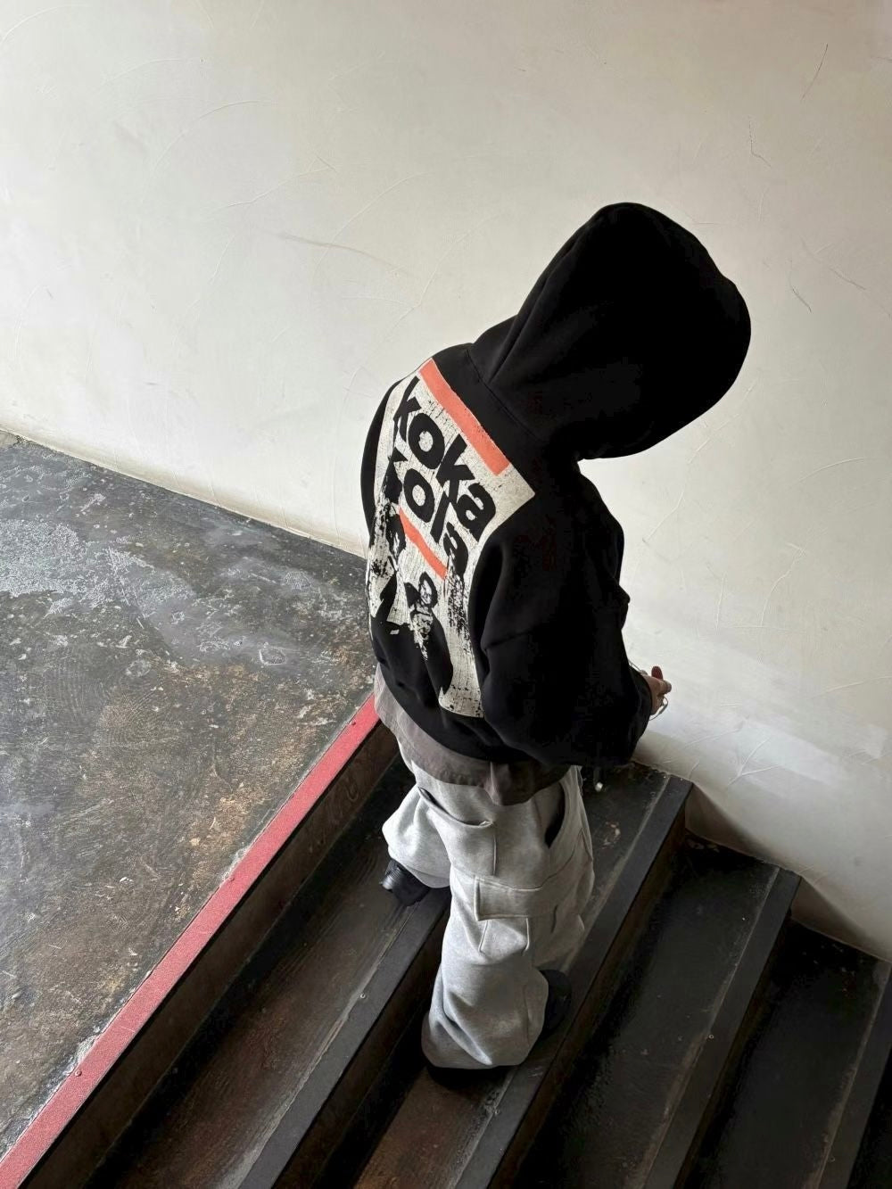 ‘London calling’ hoodie zip up