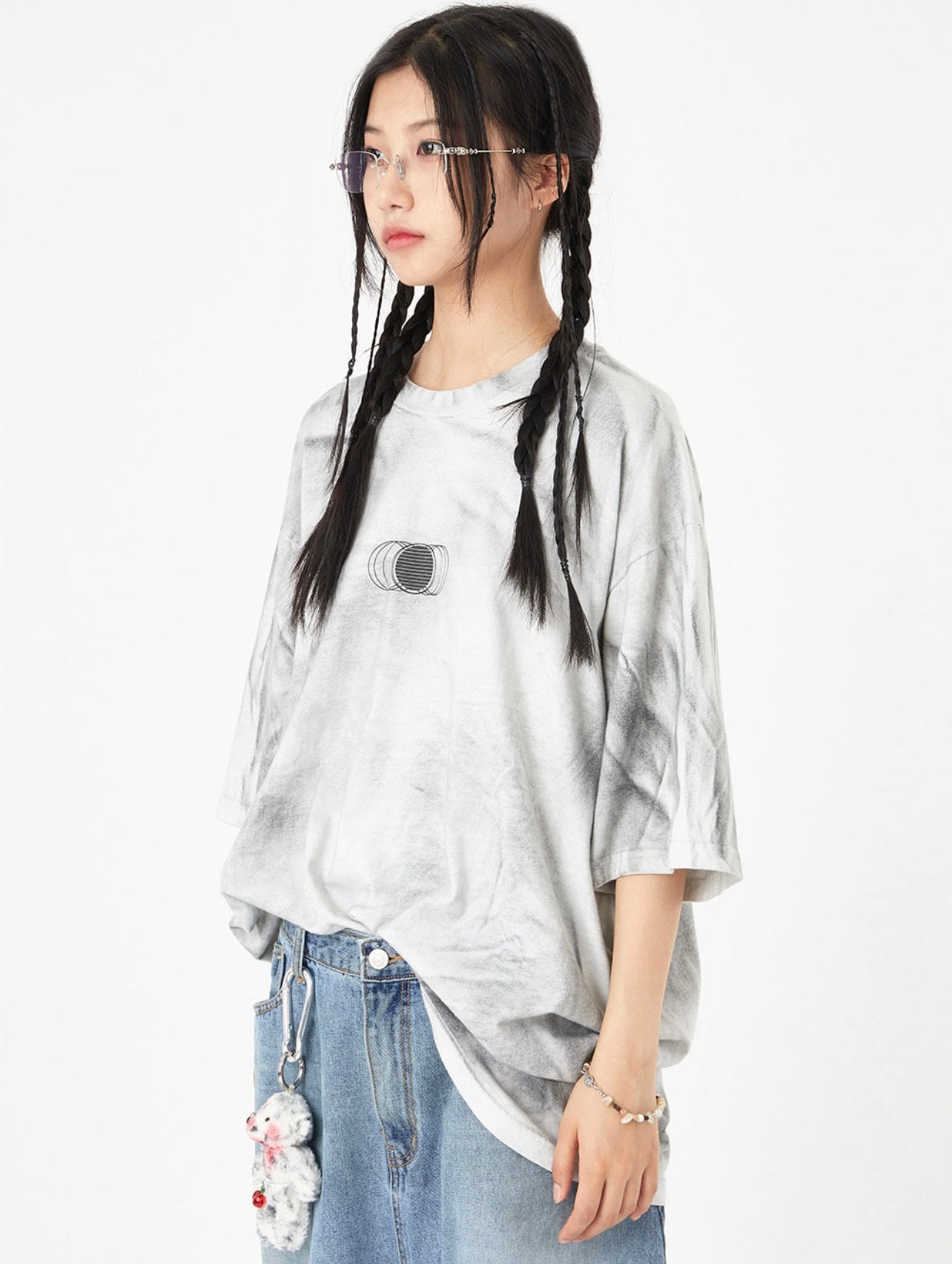 [unisex] Inkjet printed tee 軟糯質地