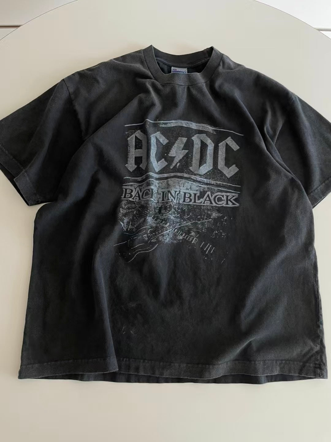 ACDC back in black tee