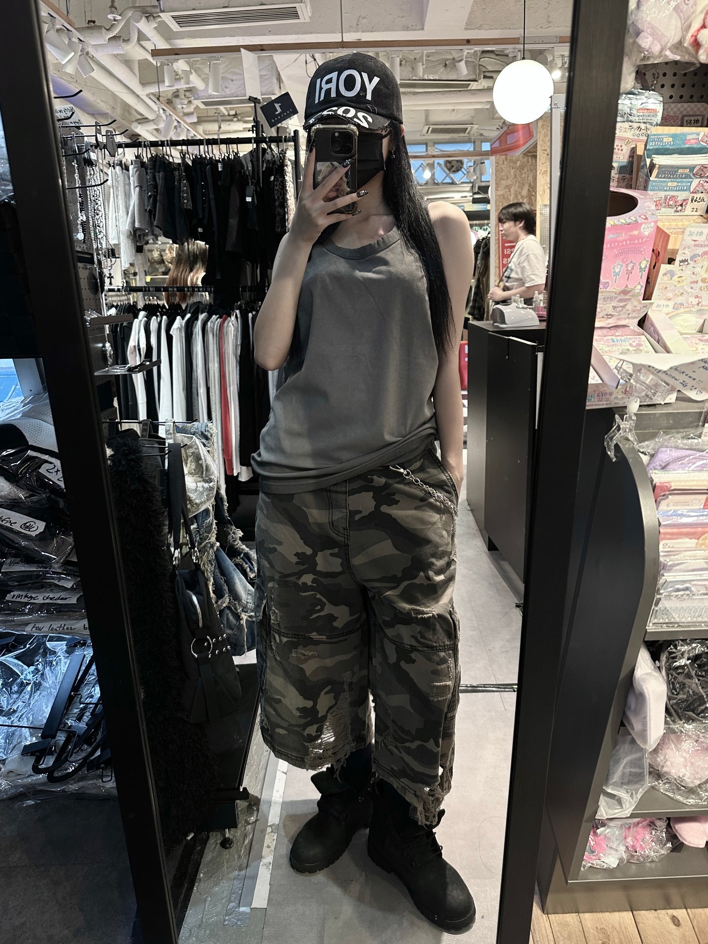 Apex camo cargo jorts