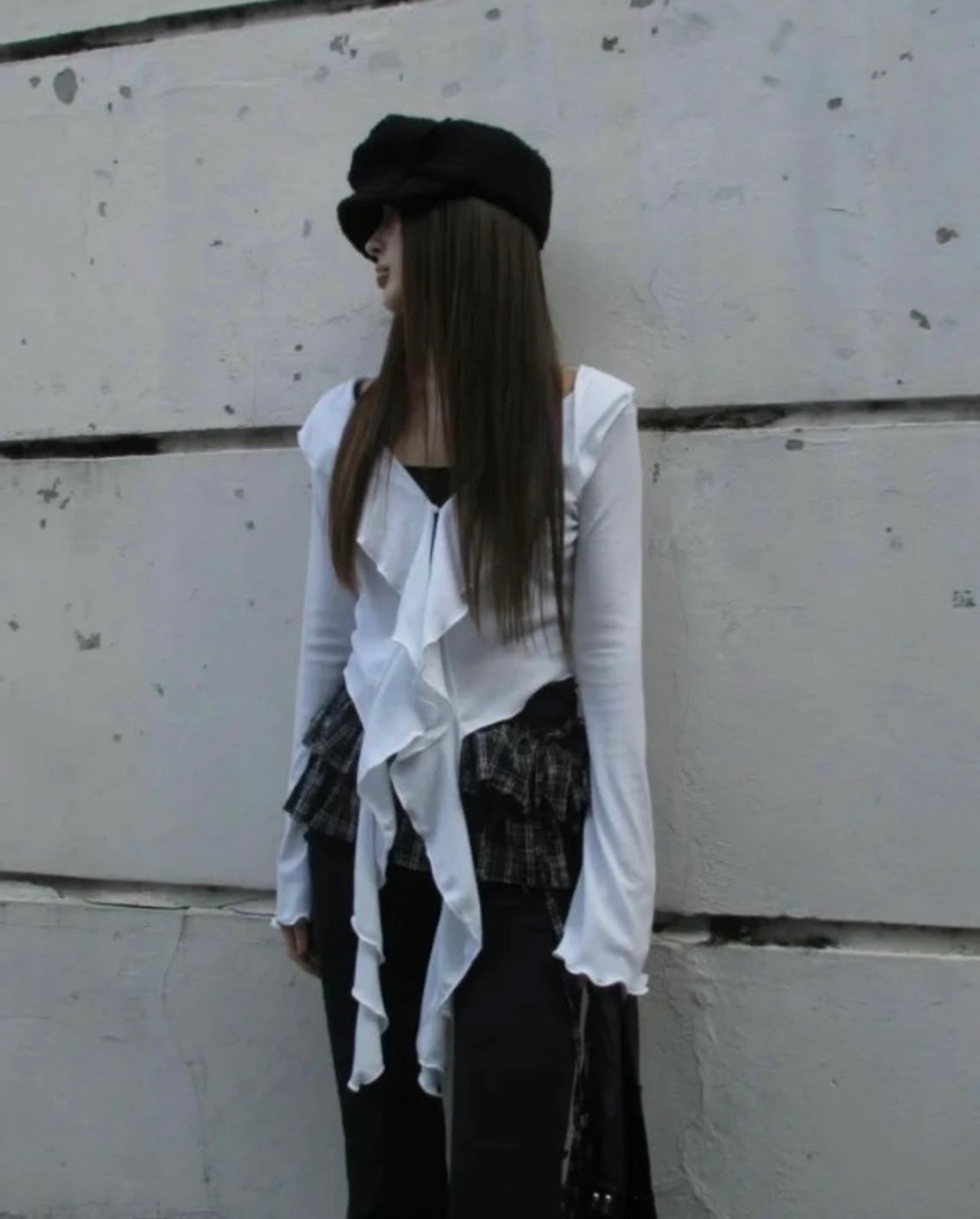 Secrets ruffle cardigan