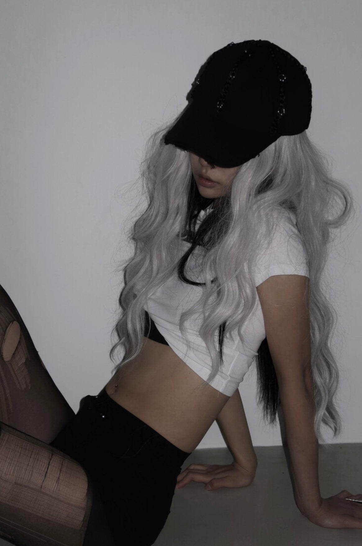BRAID TWOBALLRING CAP
