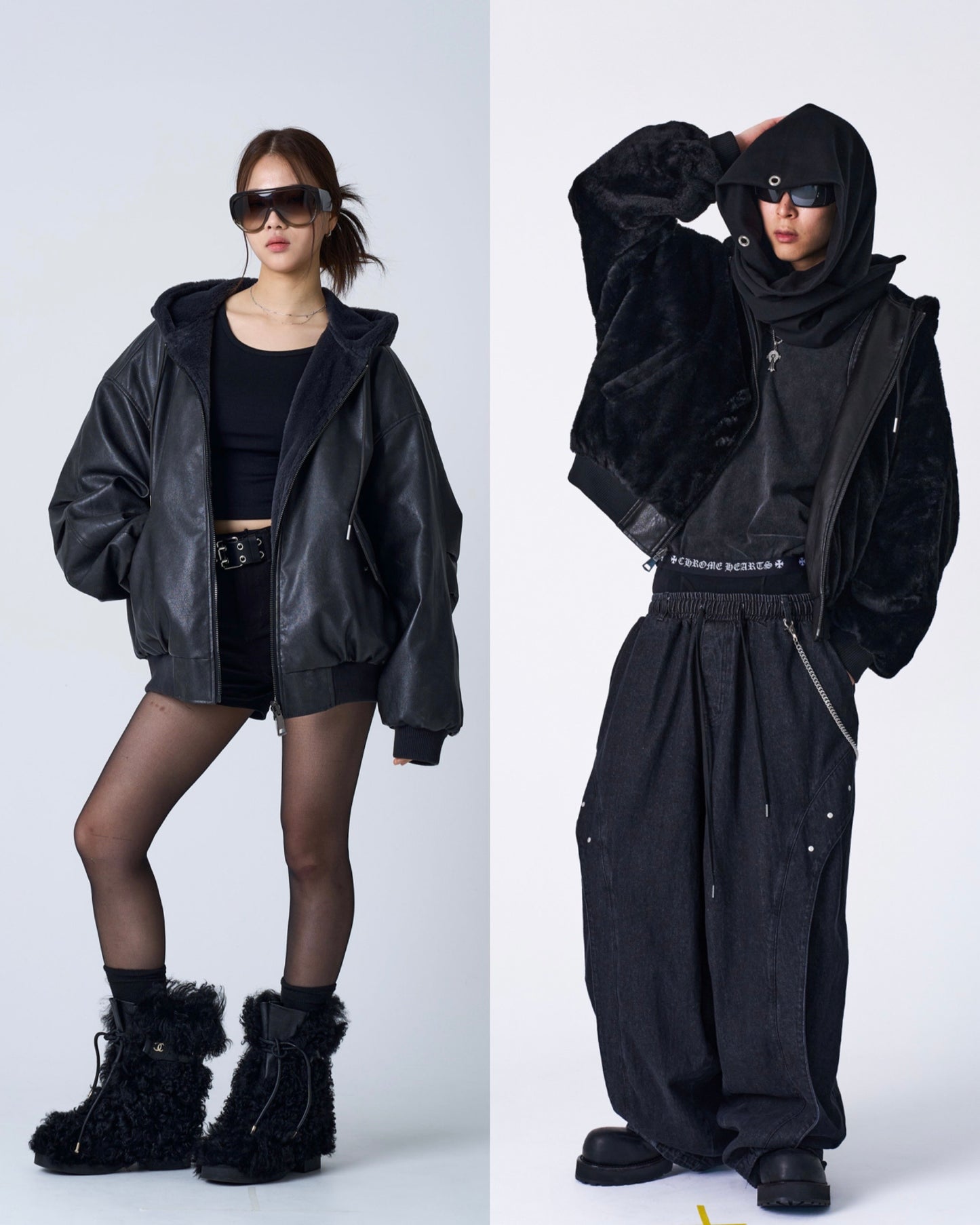 [ unisex ] 重磅雙面着毛毛皮外套
