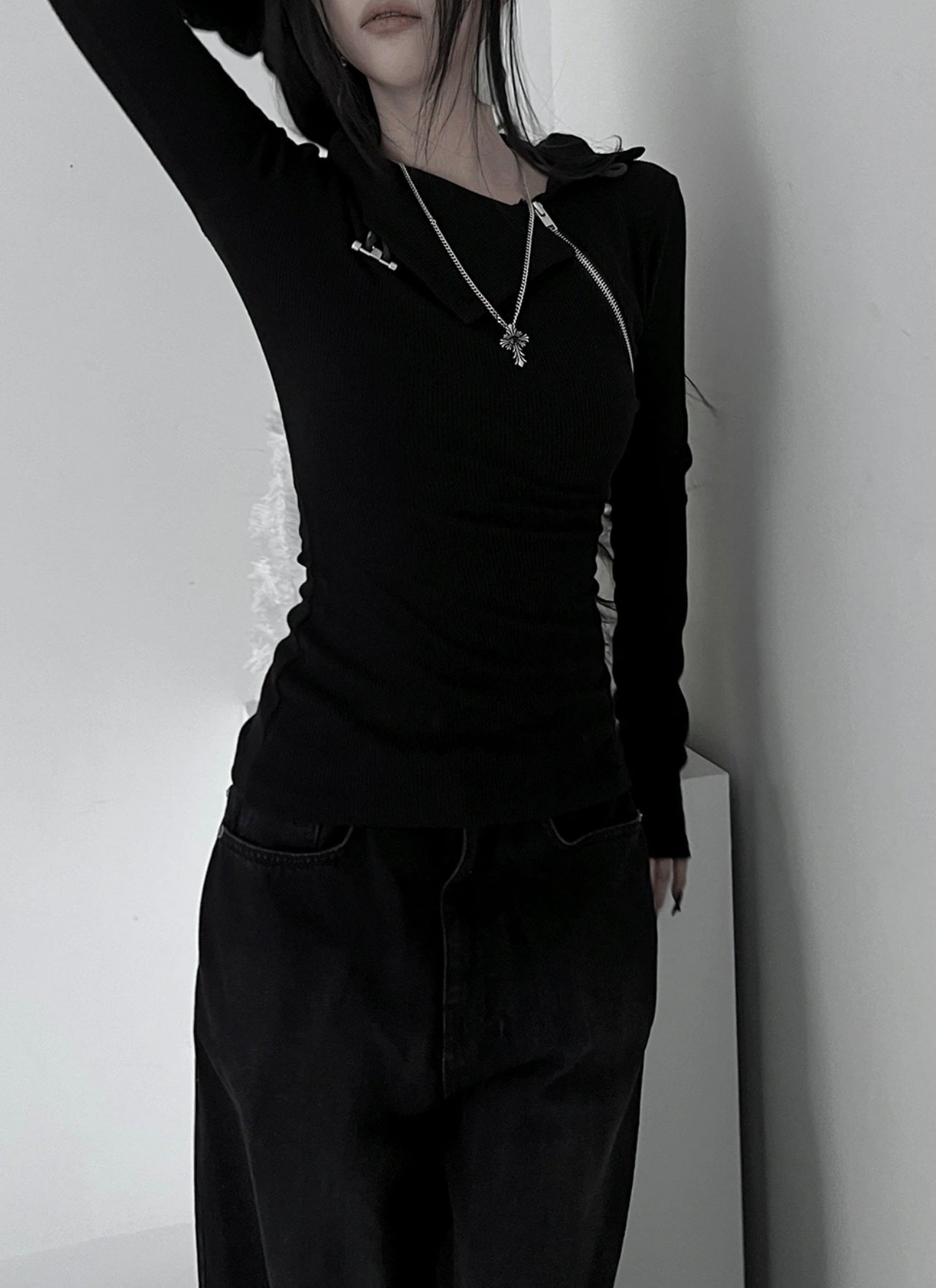 ‘Blunder’ knitted long sleeve