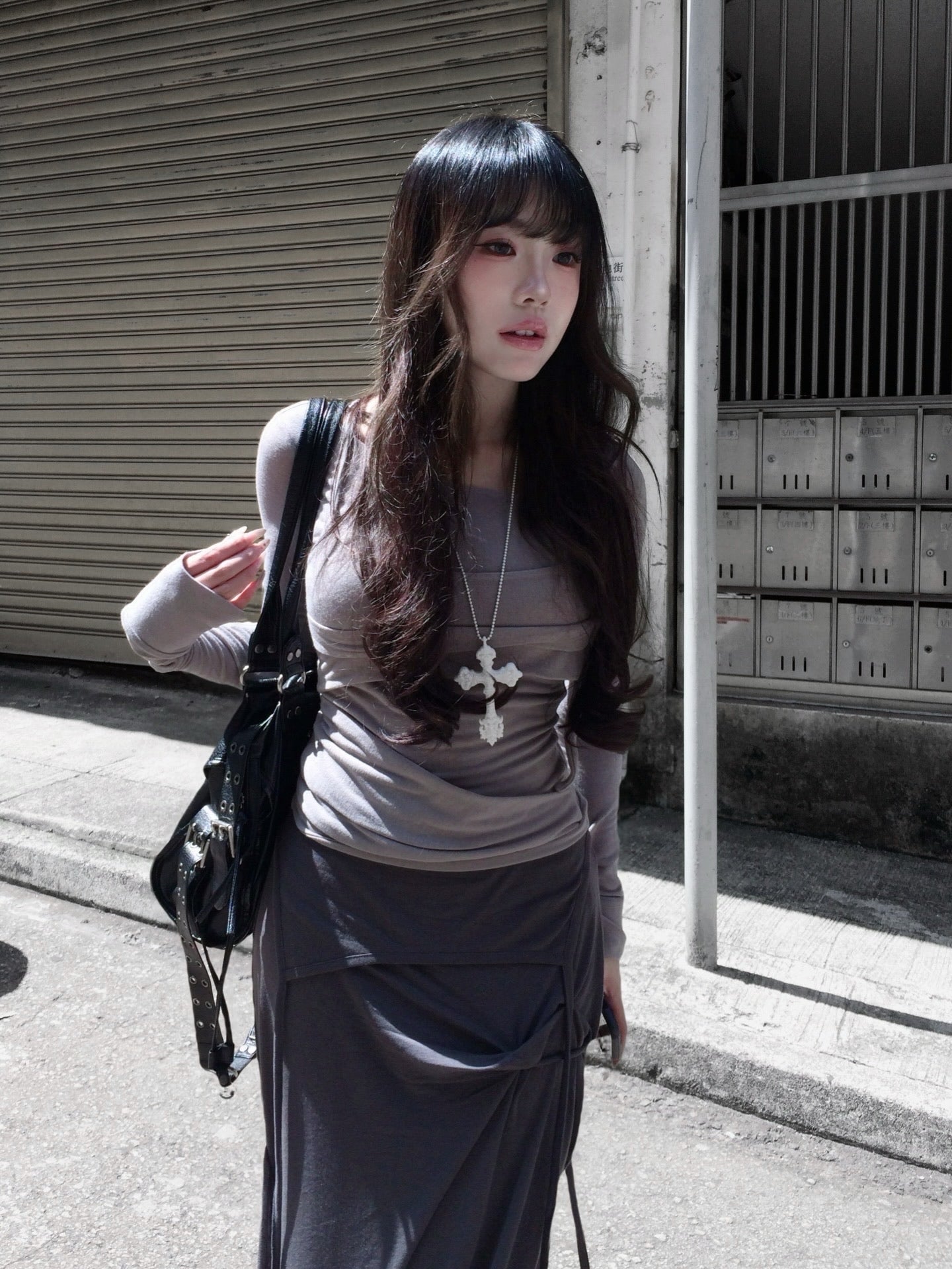 [ BADHOUSE ]
Antique Cross Necklace Large