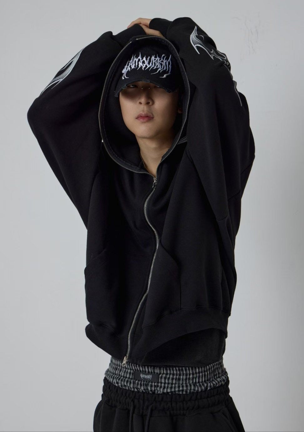 ‘PLAYER’ hoodie zip up