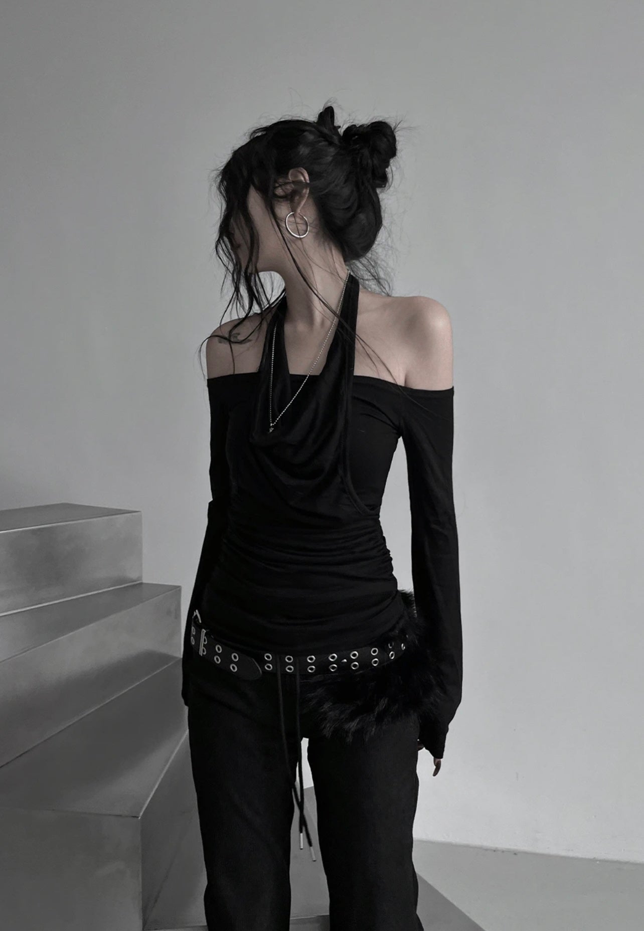 ‘Truth or dare’ off shoulder top