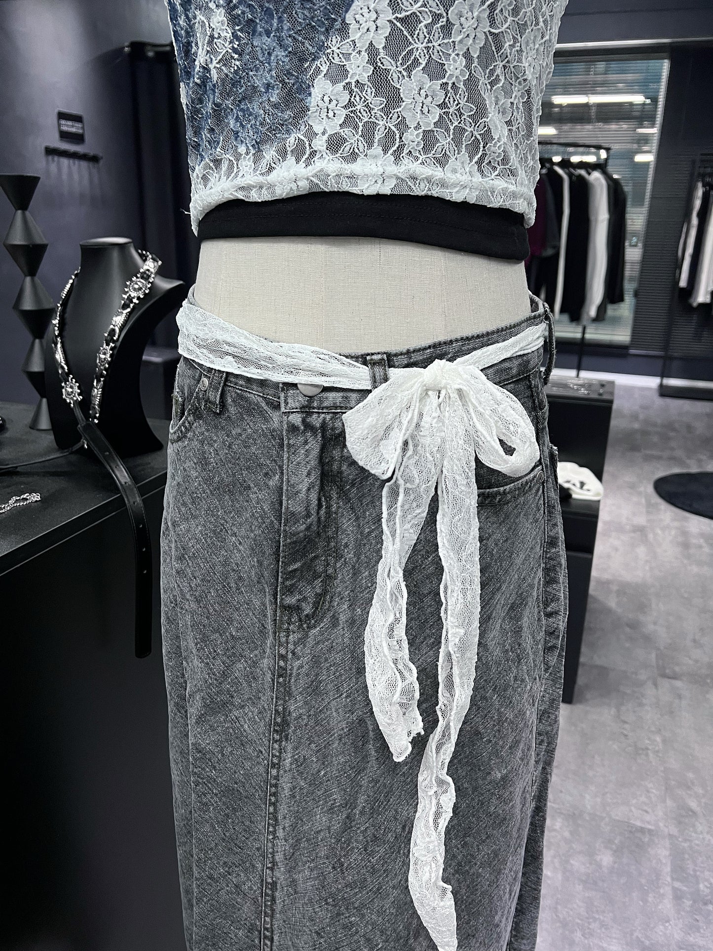 vintage lace muffler