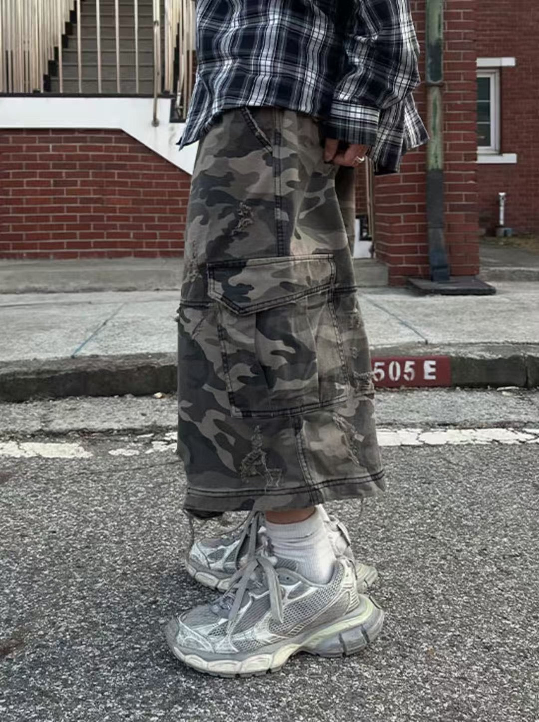 Apex camo cargo jorts