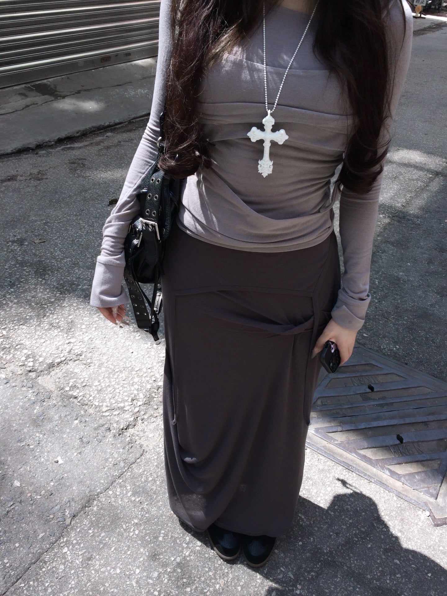 [ BADHOUSE ]
Antique Cross Necklace Large
