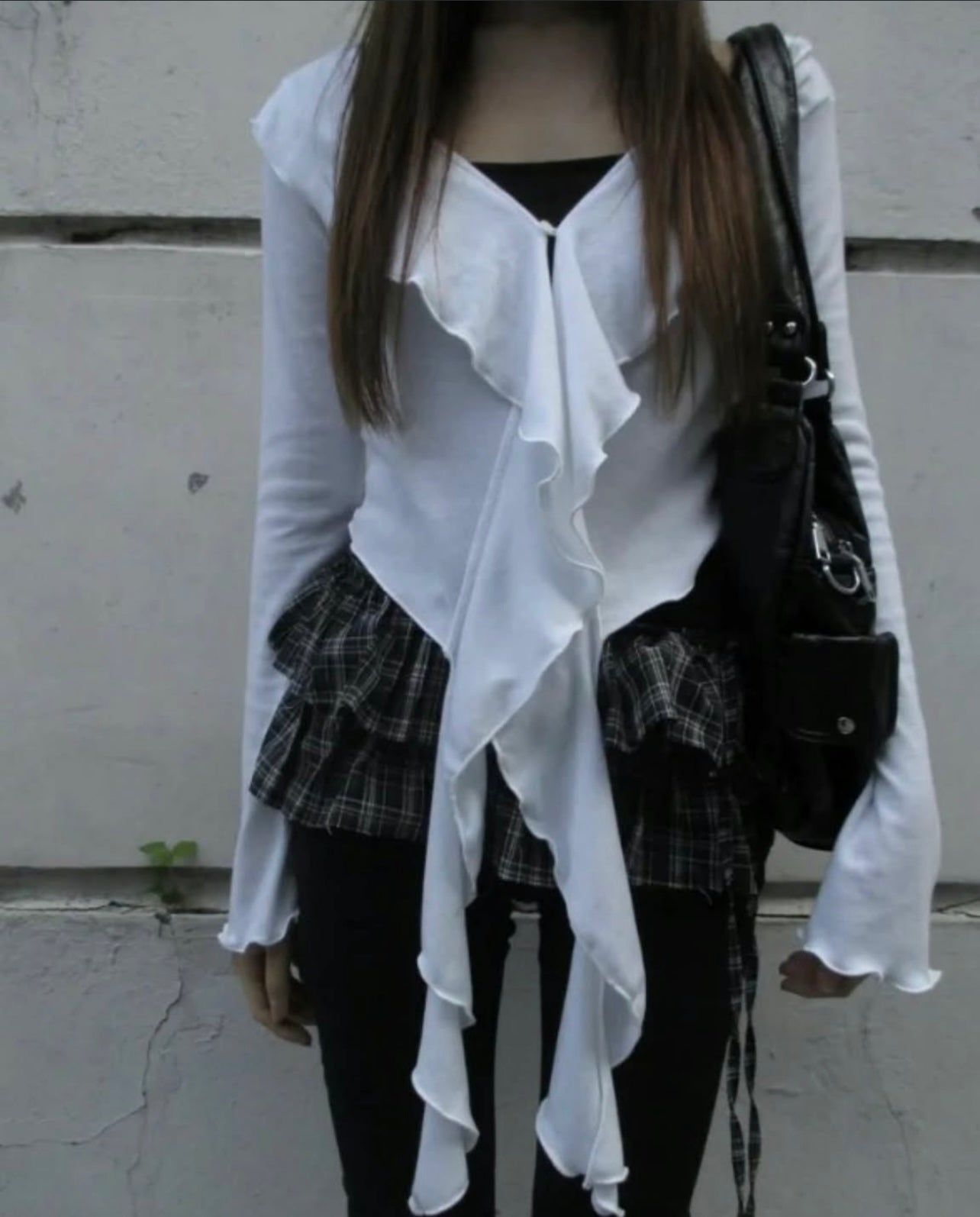 Secrets ruffle cardigan