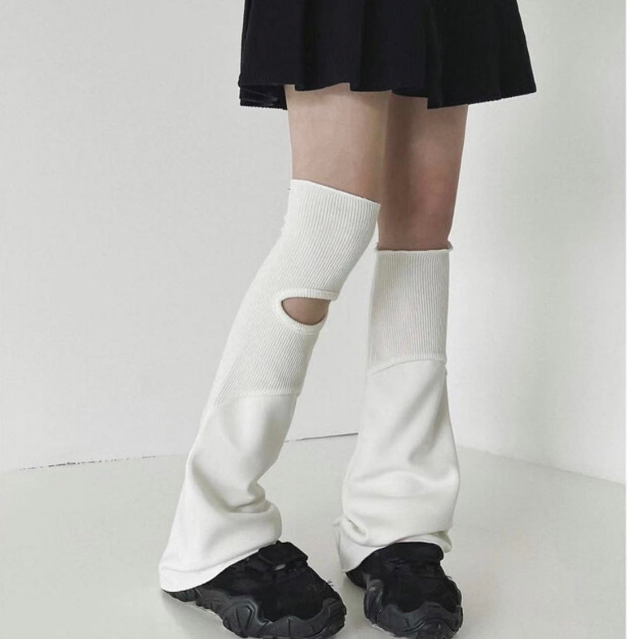 Patchwork leg warmer