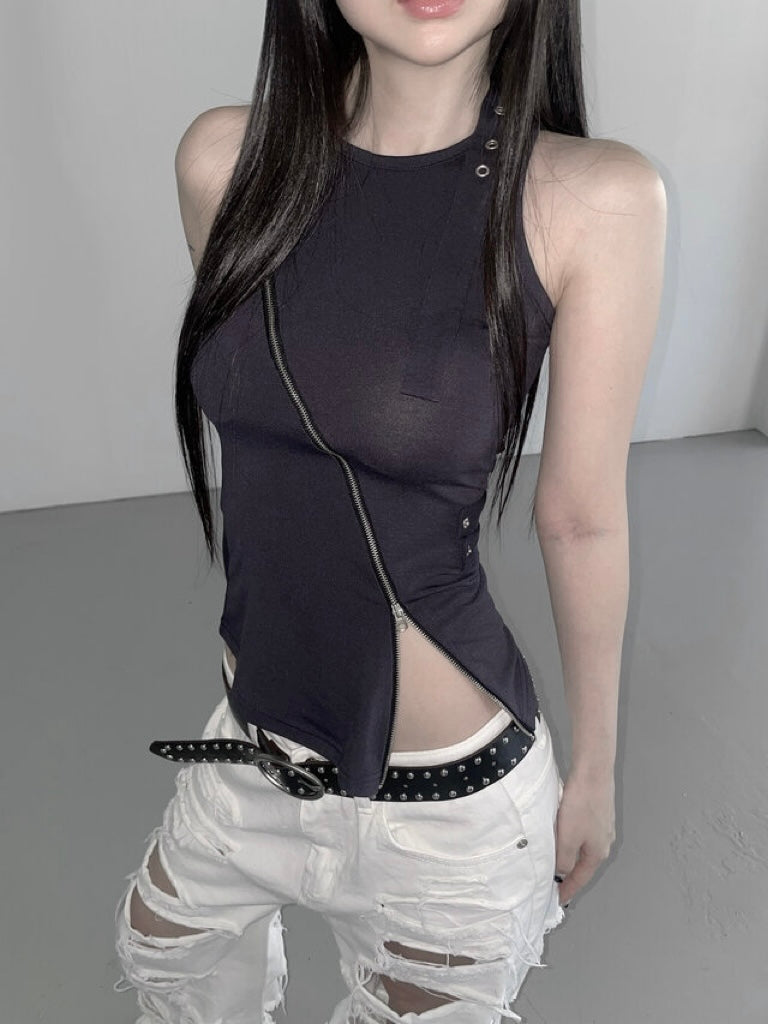 ‘EXTRA’ tank top with choker