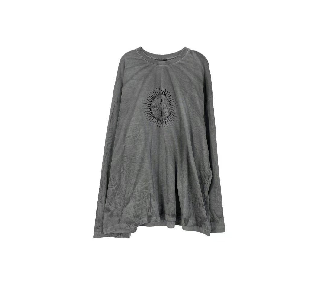 Sun n moon print long sleeve