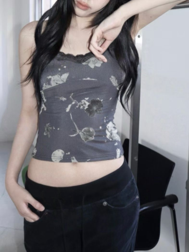 古典美蕾絲吊帶背心