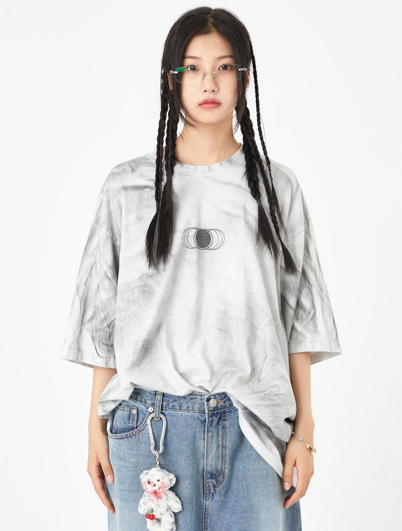 [unisex] Inkjet printed tee 軟糯質地