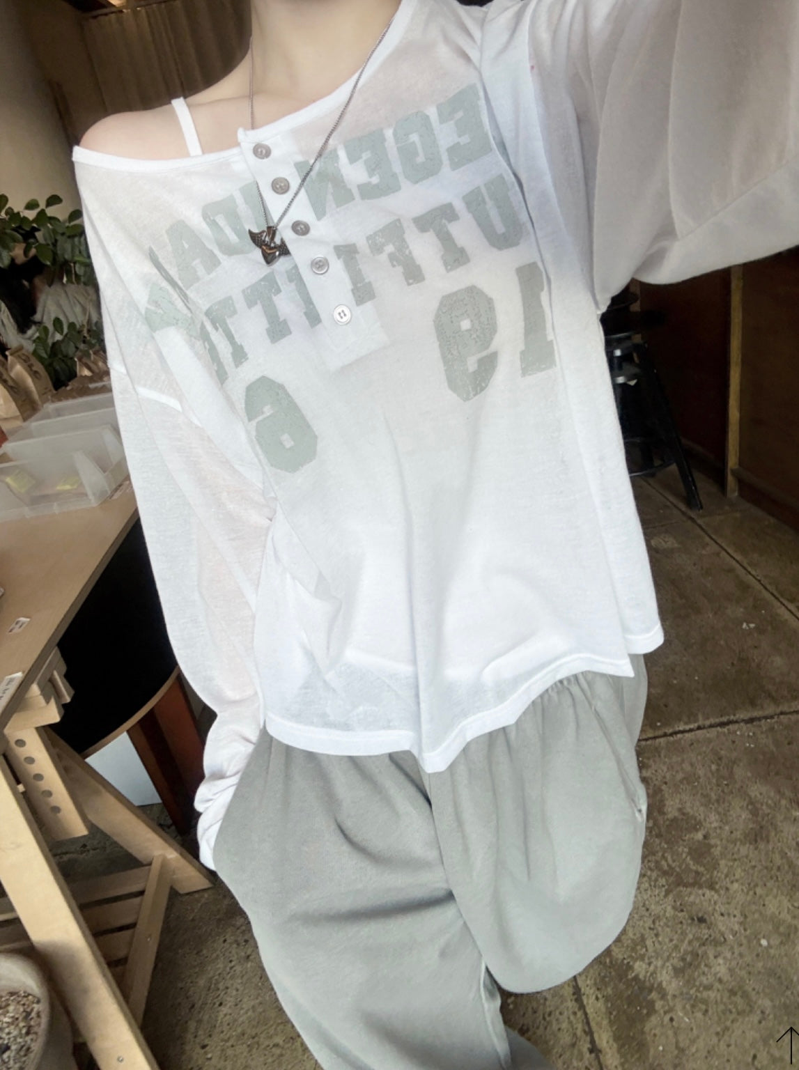 1961 button long sleeve