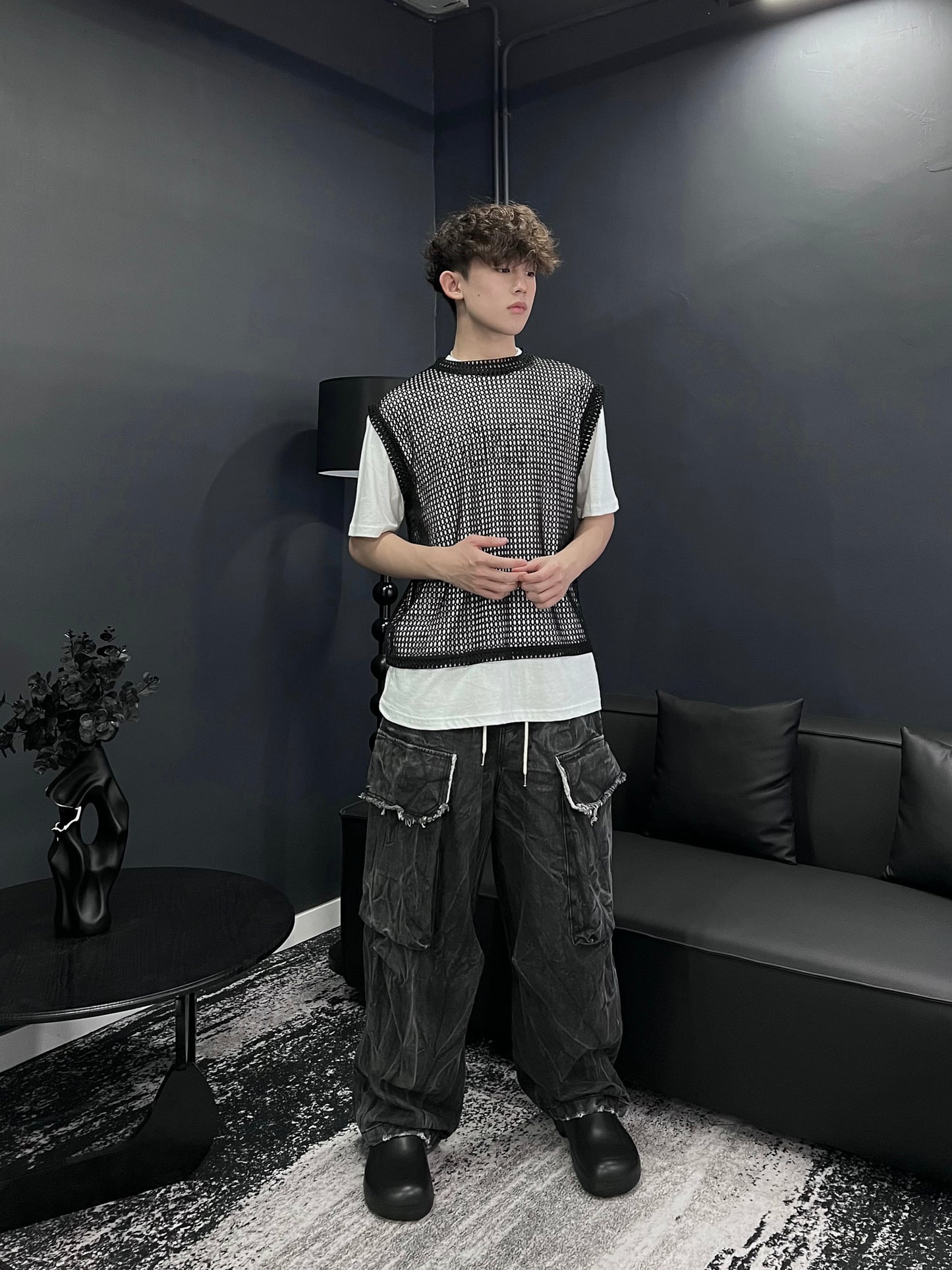 [unisex] net layer vest