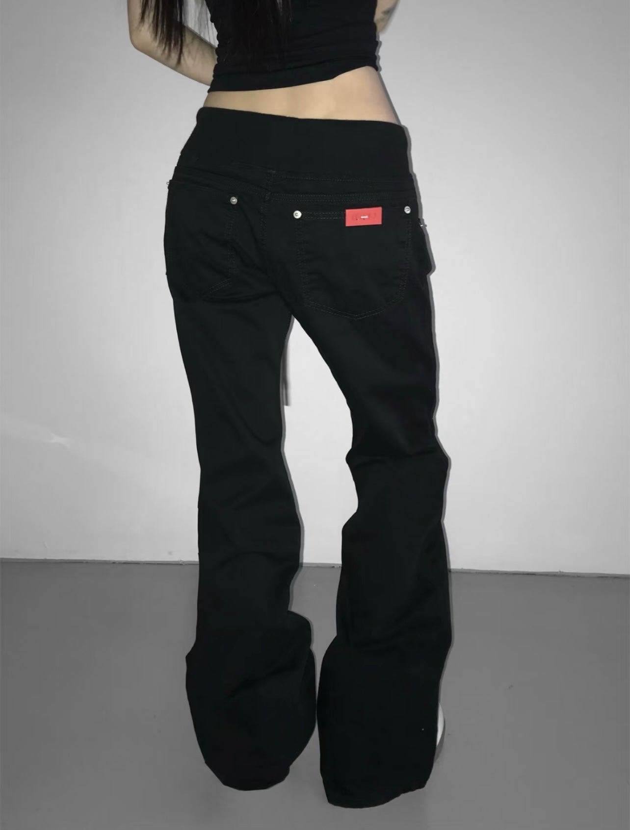 店主自留♡ ‘Want me’ bell-bottom pants