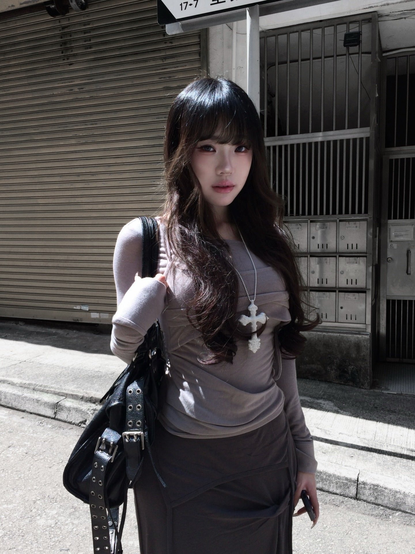 [ BADHOUSE ]
Antique Cross Necklace Large
