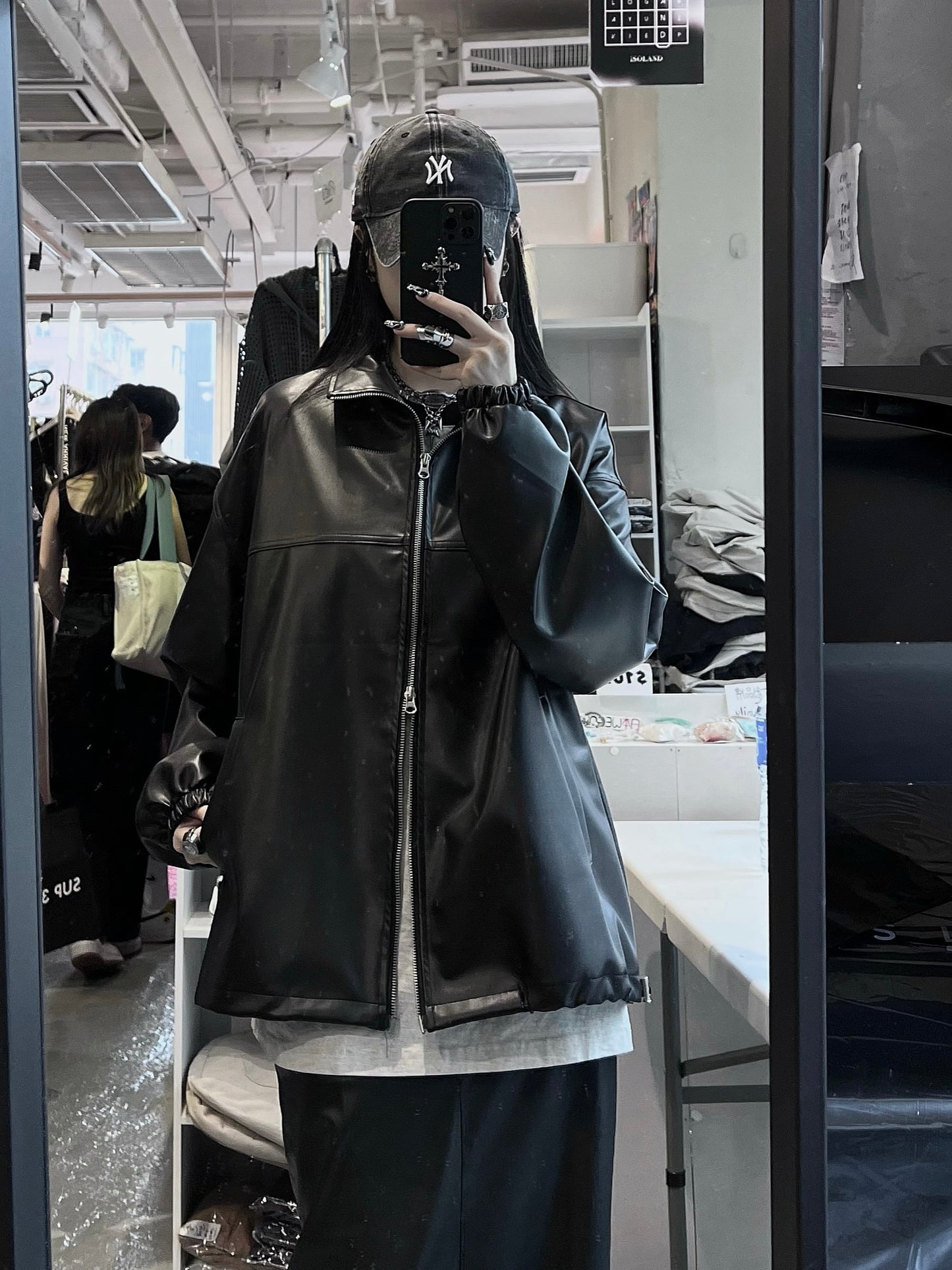 [✶已售400多件✶] Daily leather jacket | UNISEX