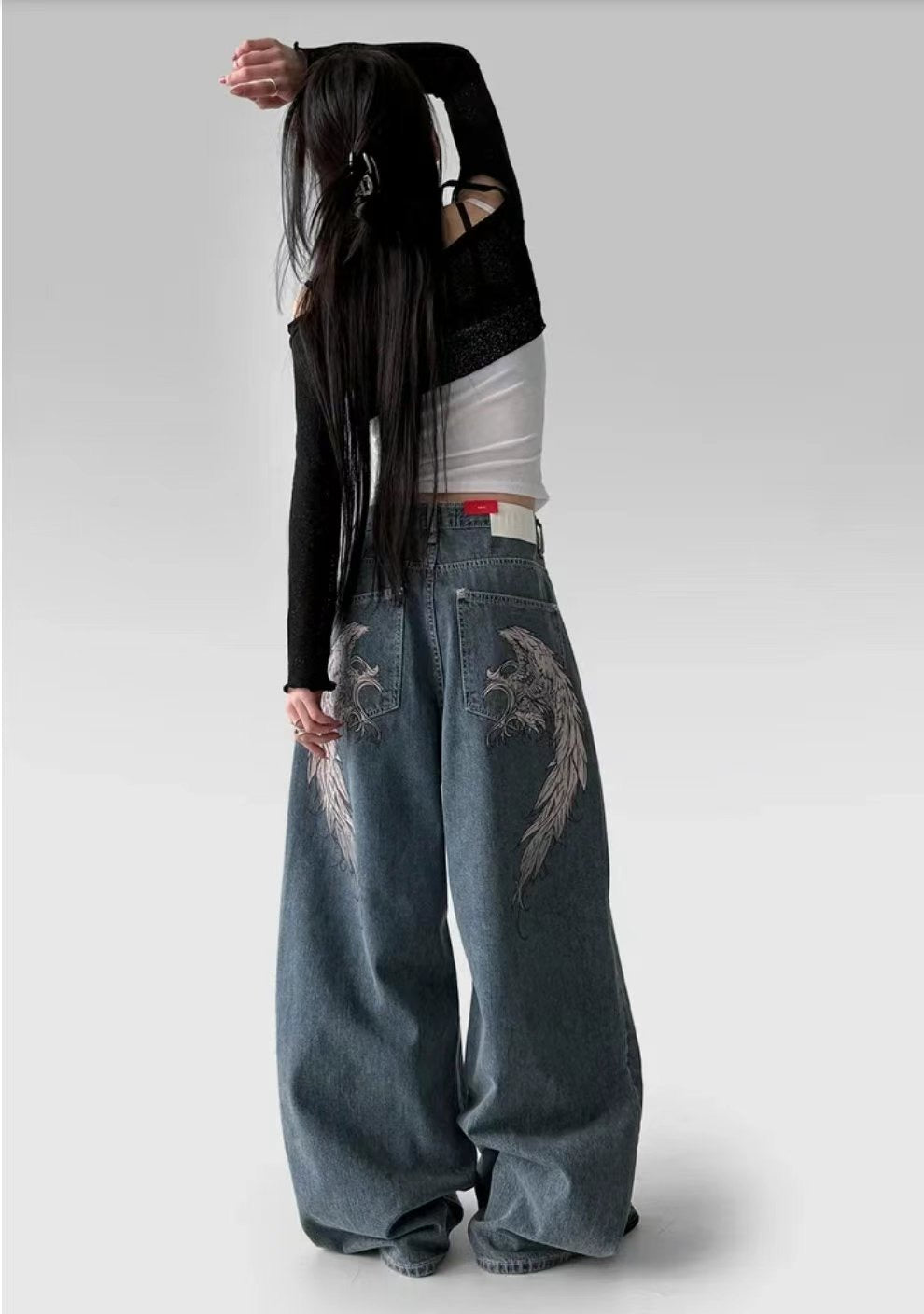 Angel’s wings jeans