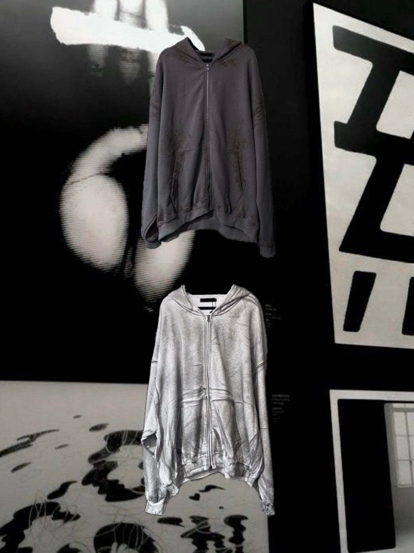 MOON ROCK hoodie zip up