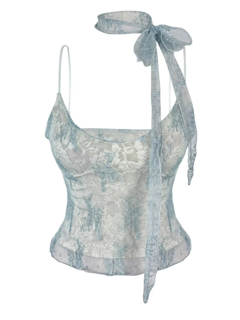‘Sweet sour’ cami top with muffler