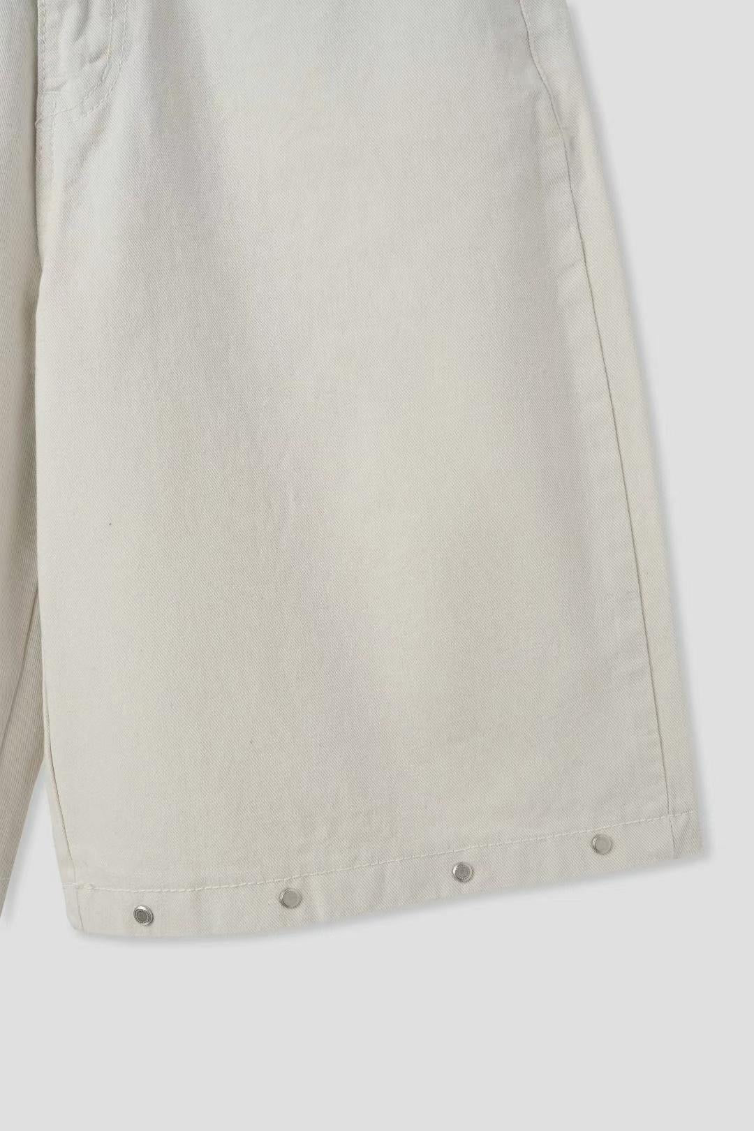 Jorts with rivets