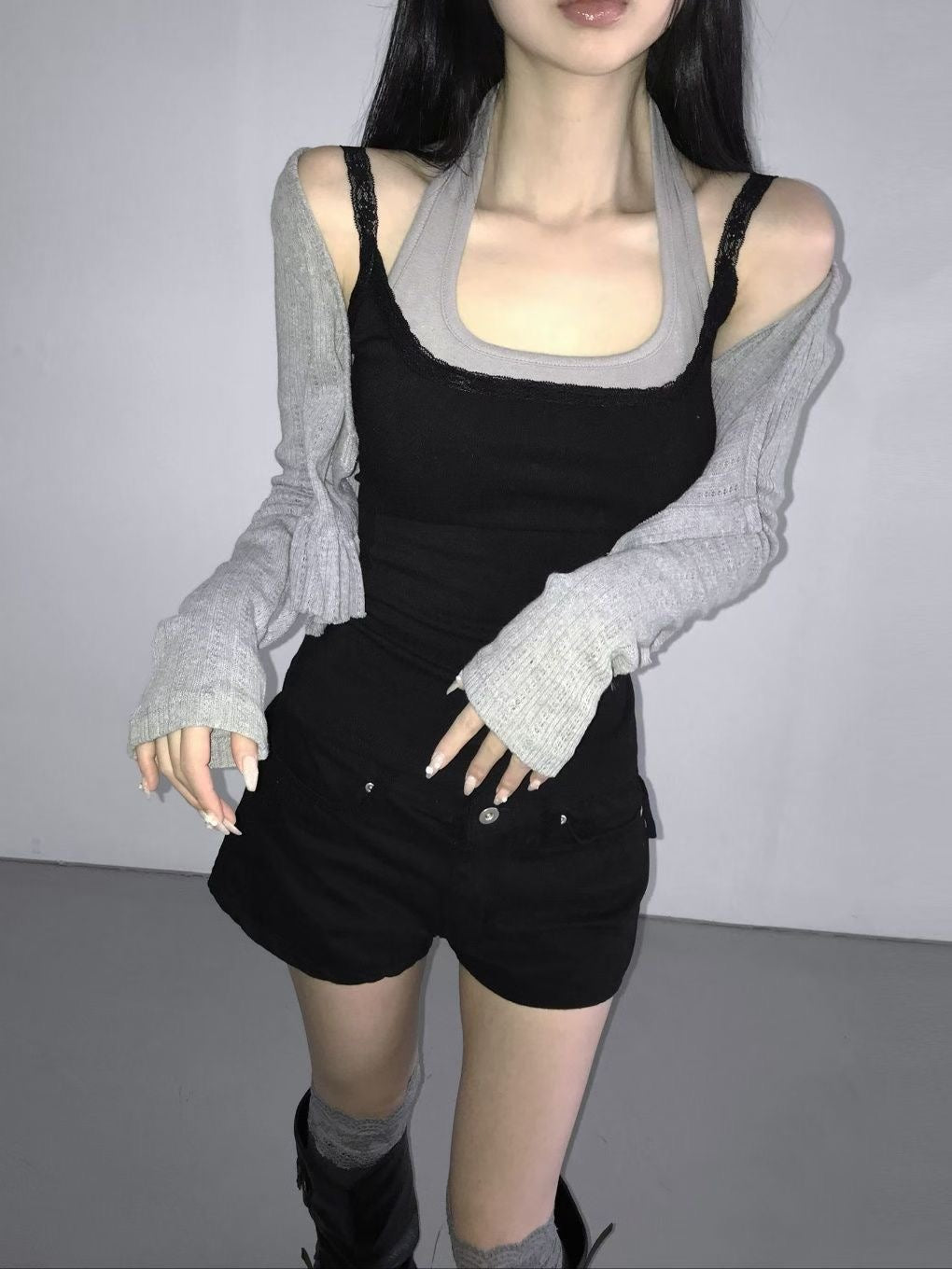 ‘STAY’ 2 in 1 tank top