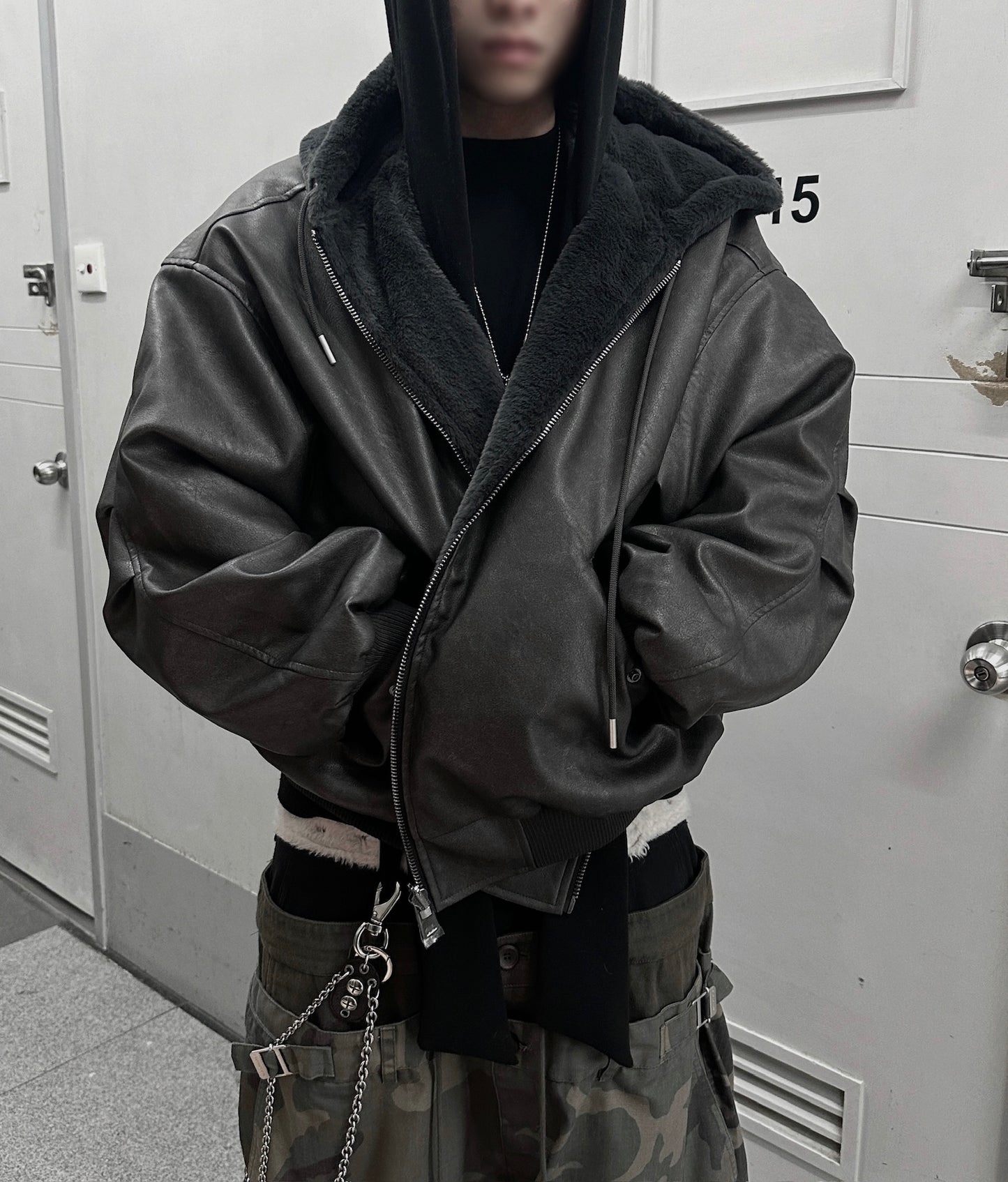 [ unisex ] 重磅雙面着毛毛皮外套